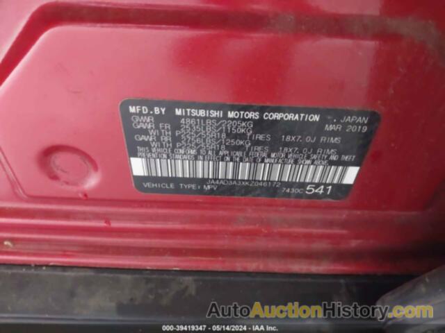 MITSUBISHI OUTLANDER SE, JA4AD3A3XKZ046172