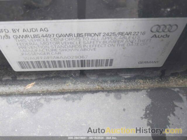 AUDI A3 2.0T PREMIUM, WAUFFAFM8AA029067