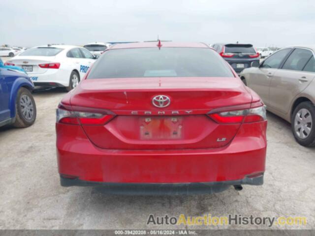 TOYOTA CAMRY LE, 4T1R11AK6PU100466