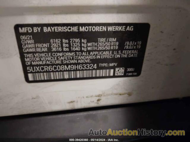 BMW X5 XDRIVE40I, 5UXCR6C08M9H63324