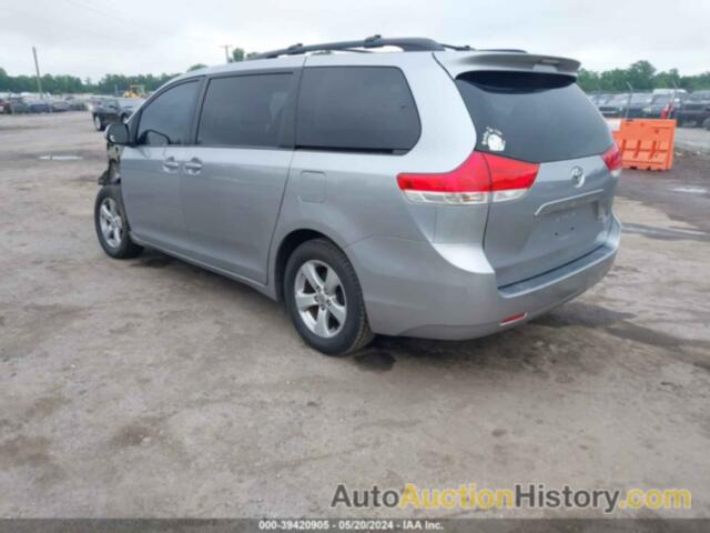 TOYOTA SIENNA LE V6 8 PASSENGER, 5TDKK3DC8CS256221