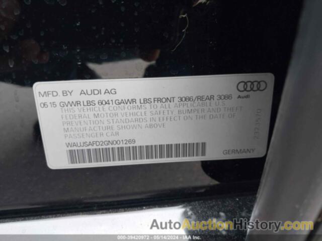 AUDI S8 4.0T, WAUJSAFD2GN001269