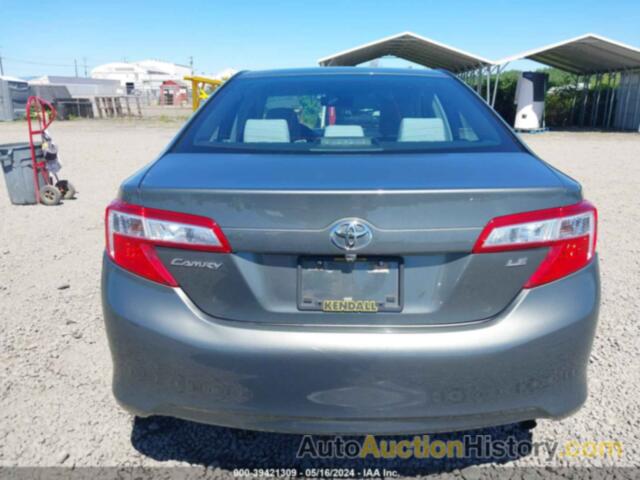 TOYOTA CAMRY LE, 4T4BF1FKXDR296540