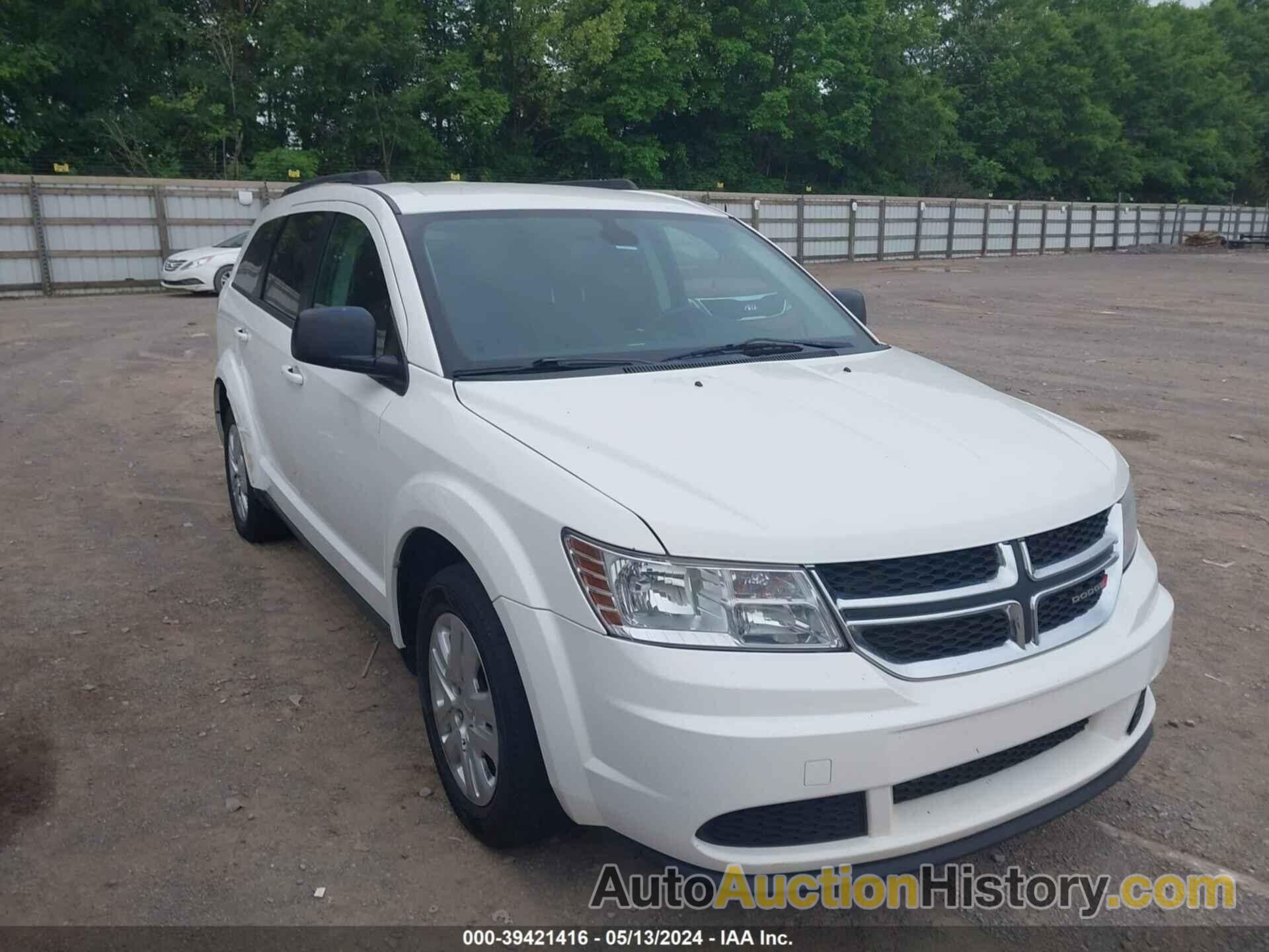 DODGE JOURNEY SE, 3C4PDCAB0JT216830