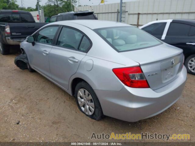 HONDA CIVIC LX, 2HGFB2F59CH580966