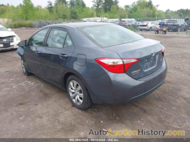 TOYOTA COROLLA LE, 2T1BURHE6GC563264