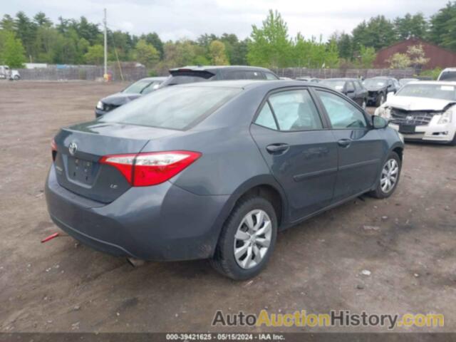 TOYOTA COROLLA LE, 2T1BURHE6GC563264