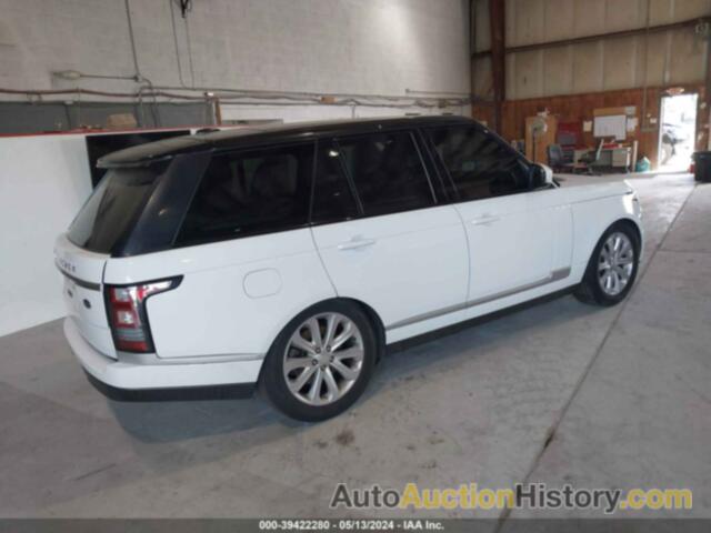 LAND ROVER RANGE ROVER 3.0L V6 SUPERCHARGED HSE, SALGS2VF4FA213028