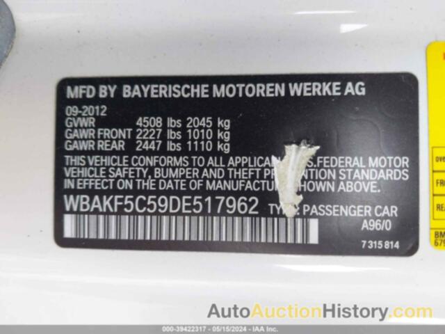 BMW 328 XI SULEV, WBAKF5C59DE517962
