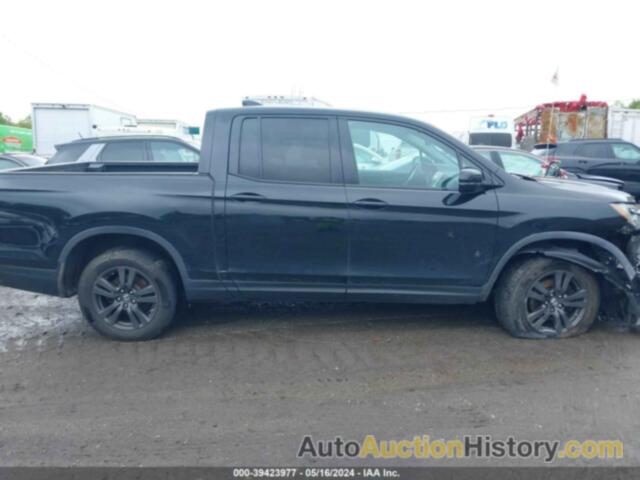 HONDA RIDGELINE SPORT, 5FPYK3F1XHB011137