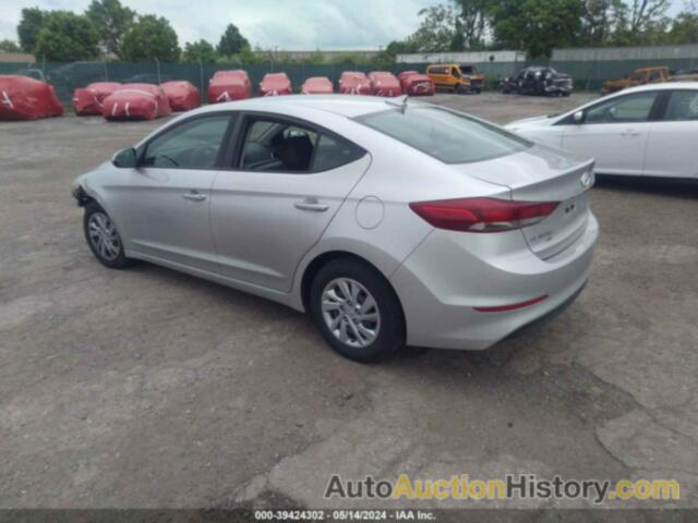 HYUNDAI ELANTRA SE, 5NPD74LF6HH176151