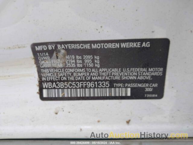 BMW 328I XDRIVE, WBA3B5C53FF961335