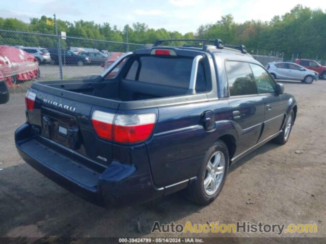 SUBARU BAJA SPORT, 4S4BT62C836115811