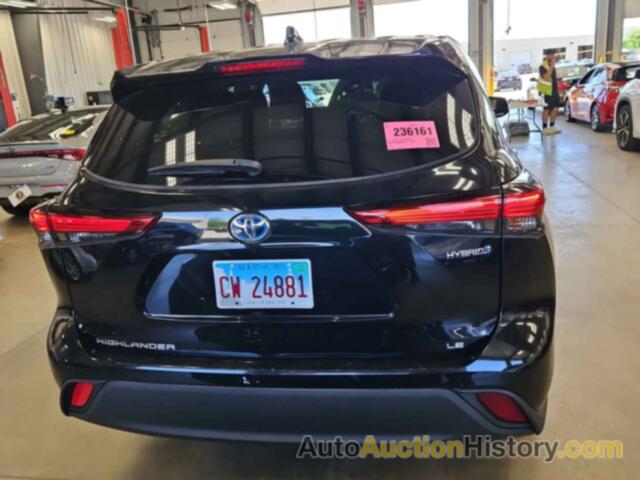 TOYOTA HIGHLANDER HYBRID LE, 5TDZARAH4MS507130