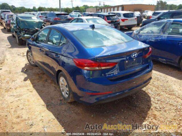 HYUNDAI ELANTRA SE, 5NPD74LF3HH125853