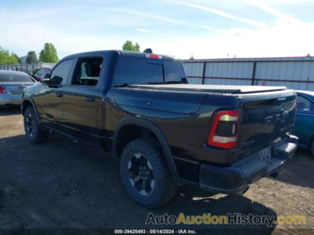 RAM 1500 REBEL  4X4 5'7 BOX, 1C6SRFLT0LN302717