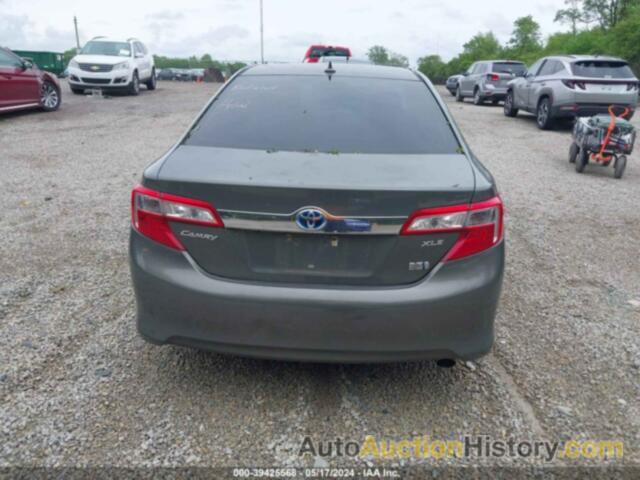 TOYOTA CAMRY HYBRID XLE, 4T1BD1FK0CU059053