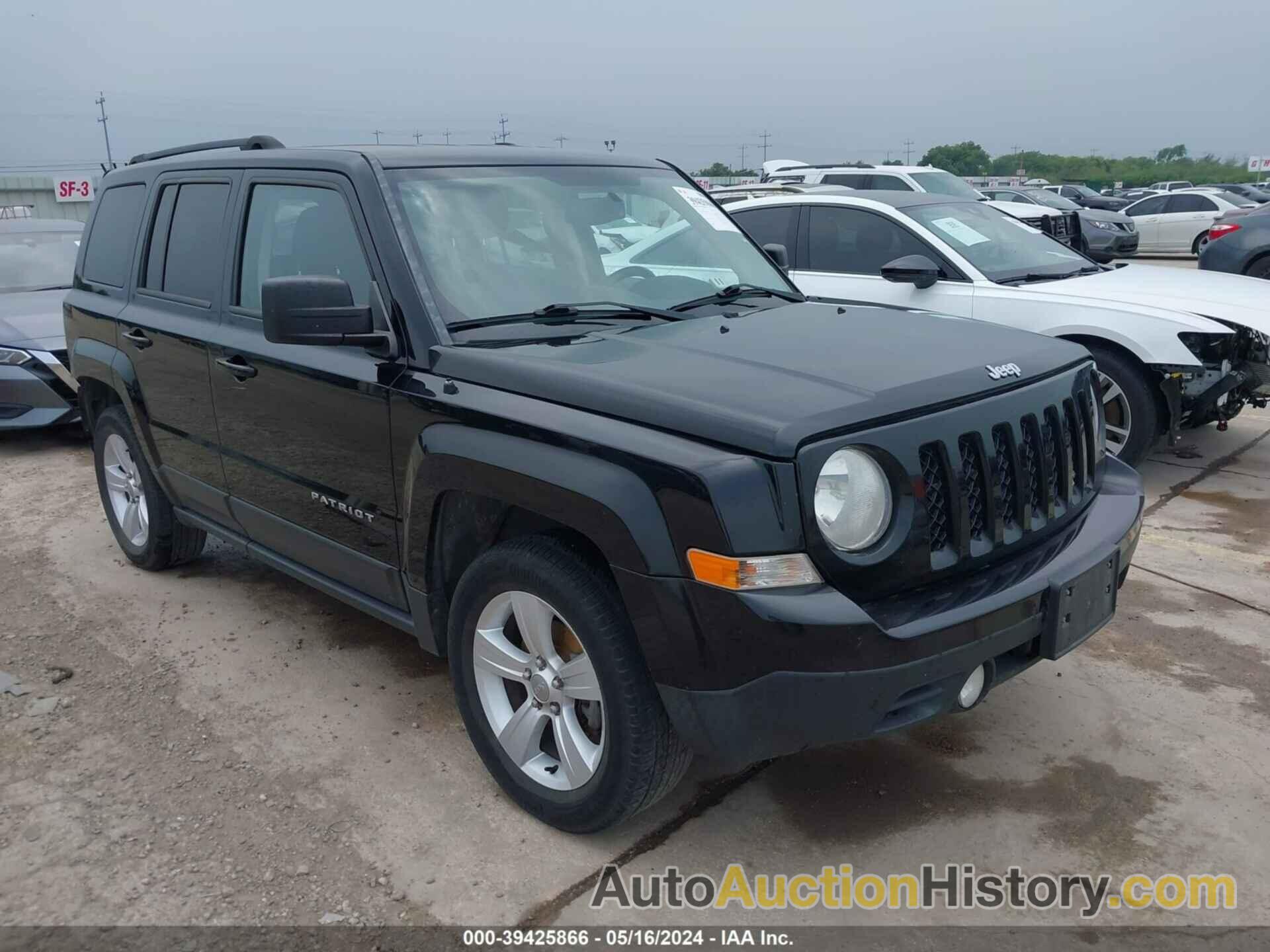 JEEP PATRIOT LATITUDE, 1C4NJPFB1GD620654