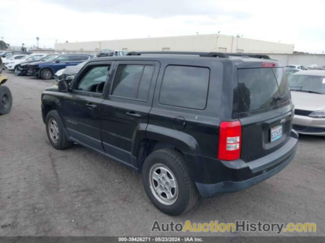 JEEP PATRIOT SPORT FWD, 1C4NJPBA0HD158537