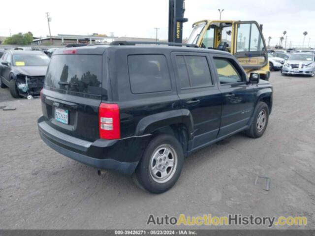 JEEP PATRIOT SPORT FWD, 1C4NJPBA0HD158537