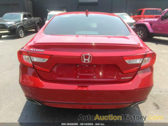 HONDA ACCORD SPORT, 1HGCV1F37JA116511