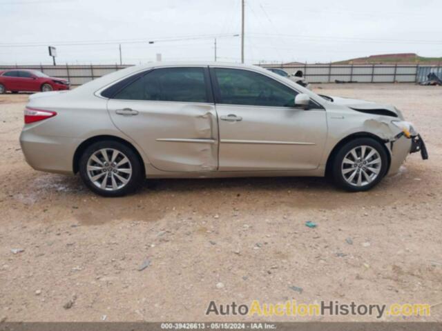 TOYOTA CAMRY HYBRID XLE, 4T1BD1FK9GU184543