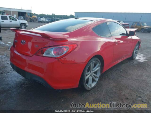 HYUNDAI GENESIS COUPE 3.8L, KMHHU6KH4AU025518