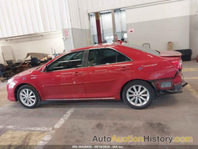 TOYOTA CAMRY HYBRID XLE, 4T1BD1FK0CU040681