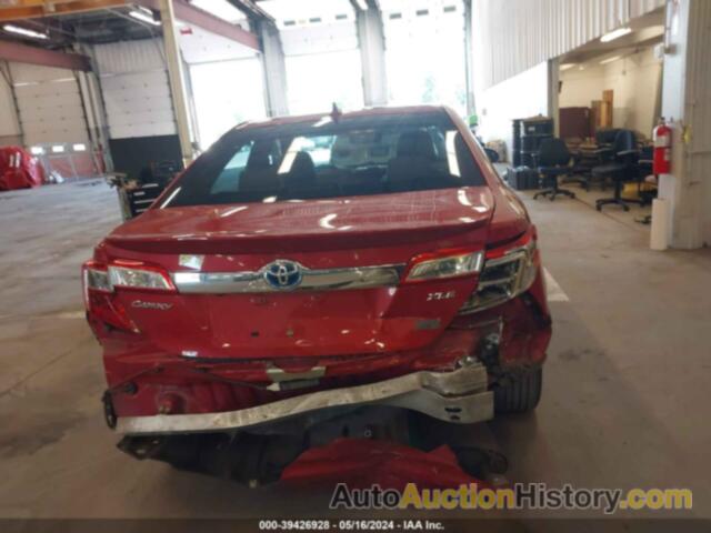 TOYOTA CAMRY HYBRID XLE, 4T1BD1FK0CU040681