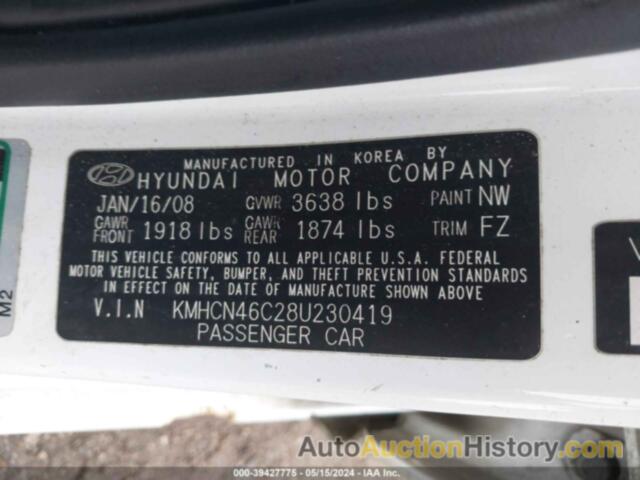 HYUNDAI ACCENT GLS, KMHCN46C28U230419