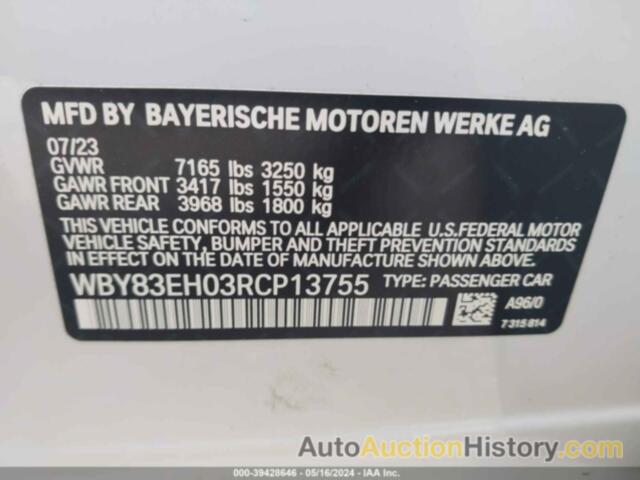 BMW I7 M70, WBY83EH03RCP13755