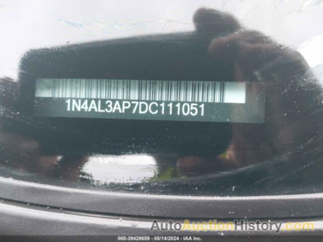 NISSAN ALTIMA 2.5 S, 1N4AL3AP7DC111051