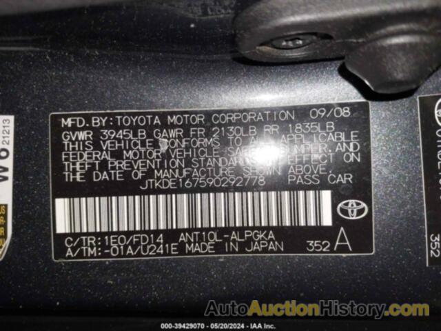 SCION TC, JTKDE167590292778