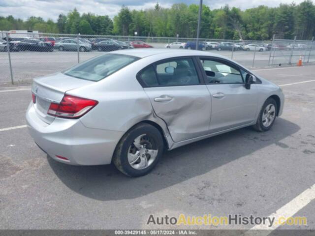 HONDA CIVIC LX, 2HGFB2F54DH602700