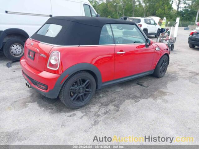 MINI CONVERTIBLE COOPER S, WMWZP3C51FT708466