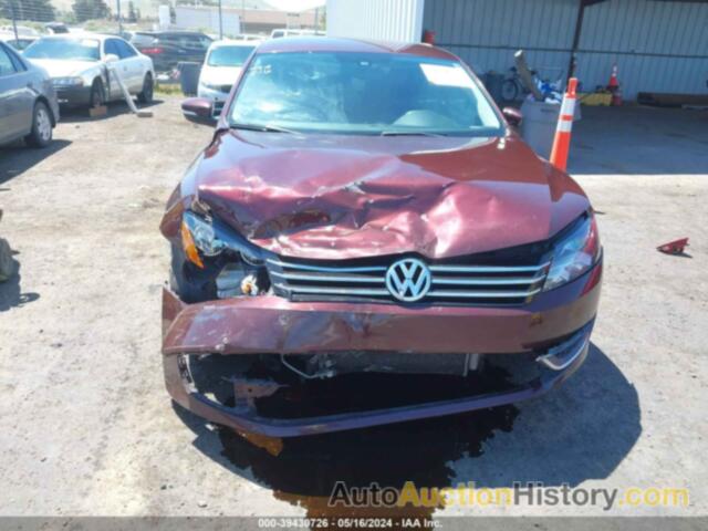 VOLKSWAGEN PASSAT 2.5L SE, 1VWBP7A31DC086491