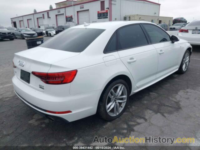 AUDI A4 2.0T SEASON OF AUDI PREMIUM, WAUDNAF4XHN041654