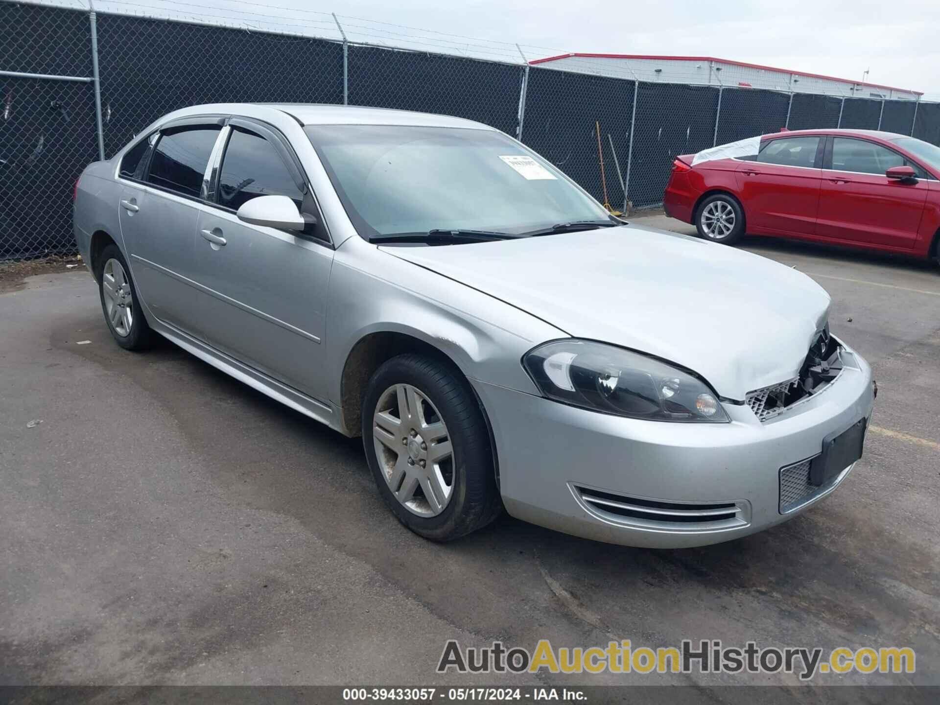 CHEVROLET IMPALA LT, 2G1WG5E38C1298711