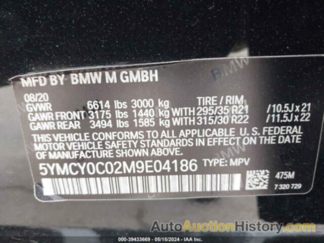 BMW X6 M, 5YMCY0C02M9E04186