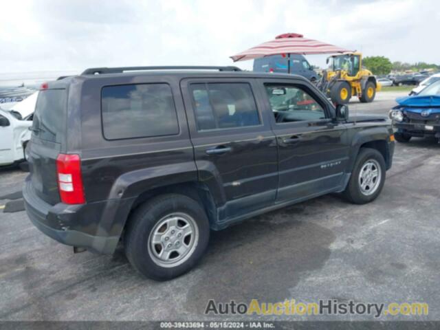 JEEP PATRIOT SPORT, 1C4NJPBA2ED694921