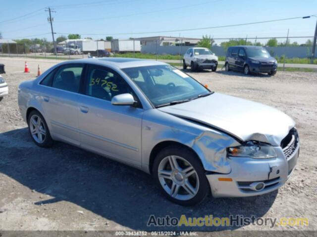 AUDI A4 2.0T QUATTRO, WAUDF78EX6A282589