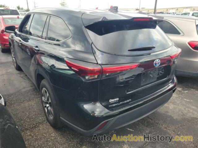 TOYOTA HIGHLANDER HYBRID XLE, 5TDHARAH3MS509110