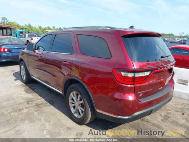 DODGE DURANGO SXT AWD, 1C4RDJAG8JC222119