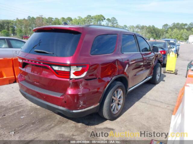 DODGE DURANGO SXT AWD, 1C4RDJAG8JC222119