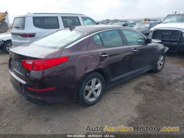 KIA OPTIMA LX, 5XXGM4A72EG286364