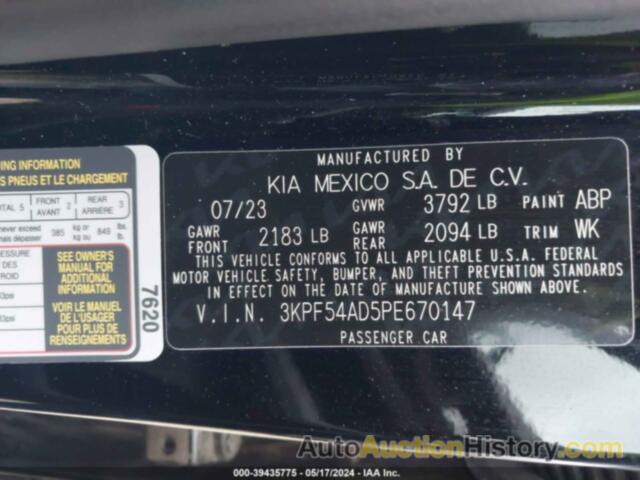 KIA FORTE GT-LINE, 3KPF54AD5PE670147