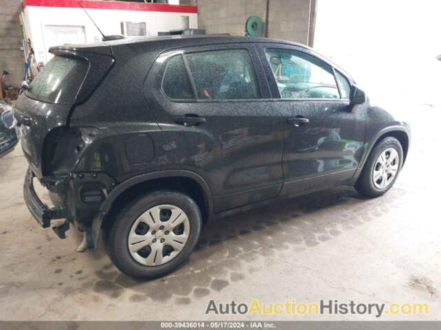 CHEVROLET TRAX 1LS, KL7CJKSB5GB647249