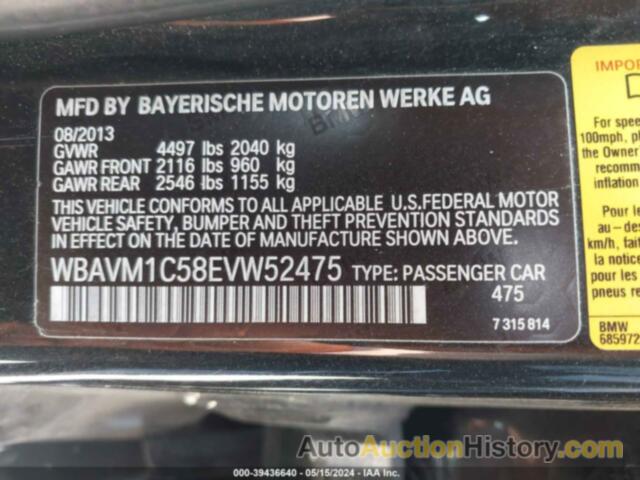 BMW X1 SDRIVE28I, WBAVM1C58EVW52475