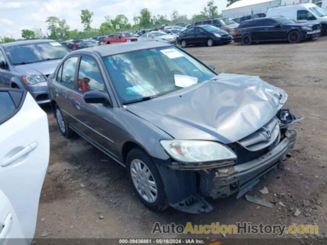 HONDA CIVIC LX, 2HGES16565H520426