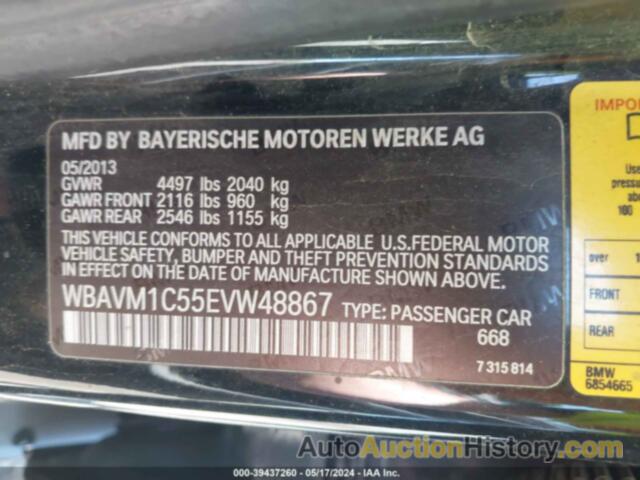 BMW X1 SDRIVE28I, WBAVM1C55EVW48867